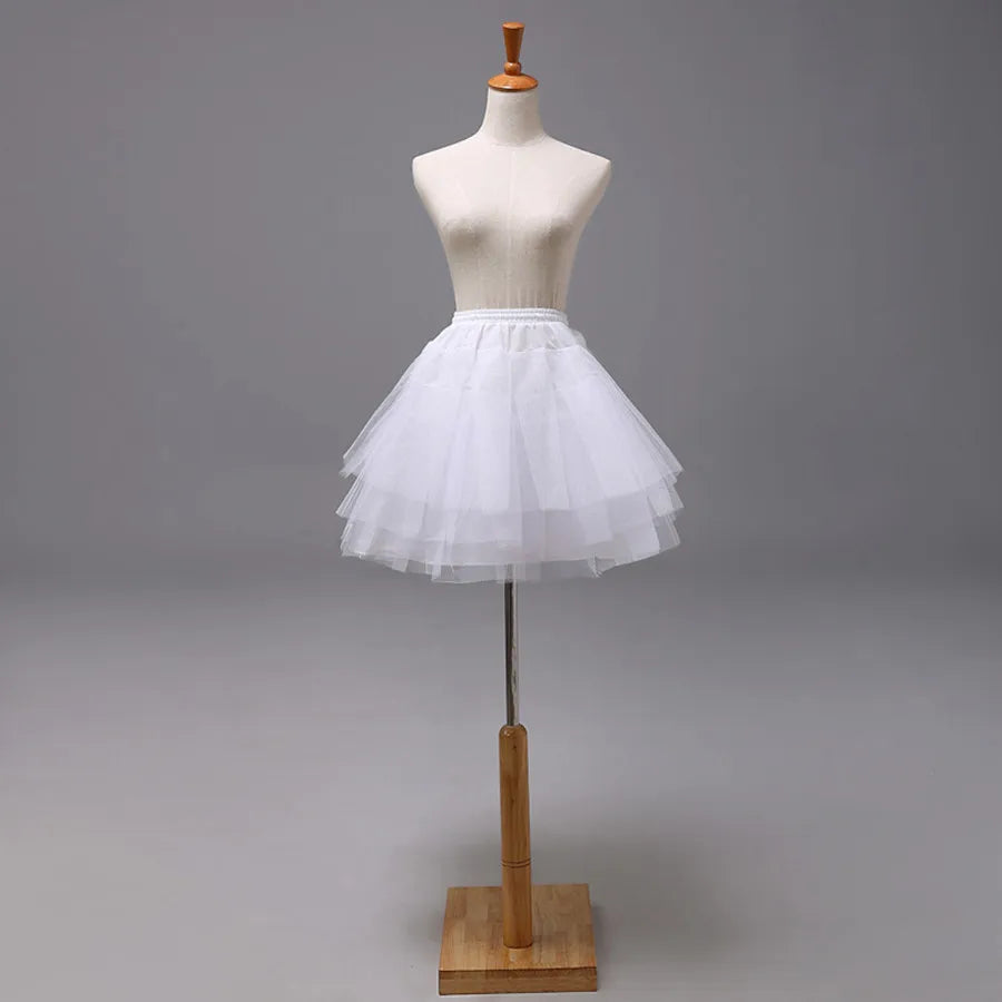 3 Layers Short Wedding Petticoats Underskirt
