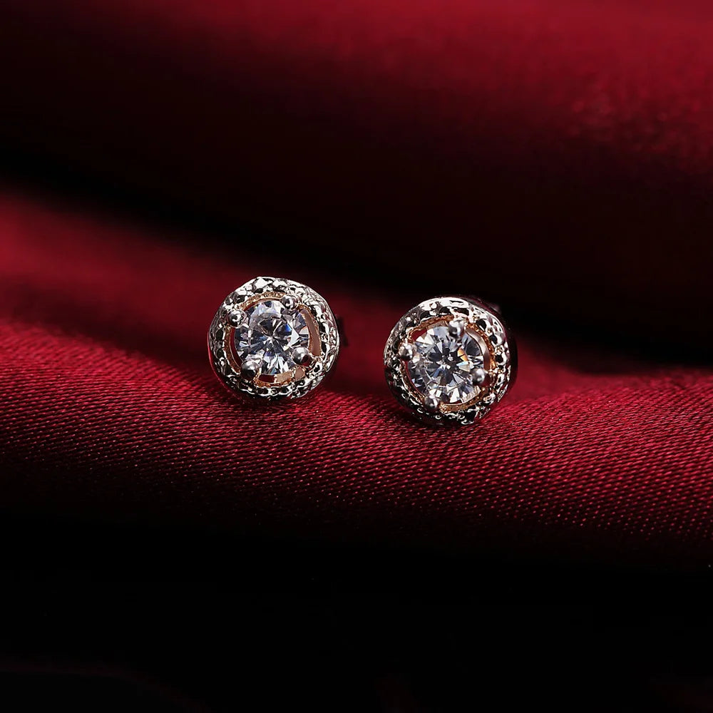 925 sterling Silver crystal pendant Jewelry set