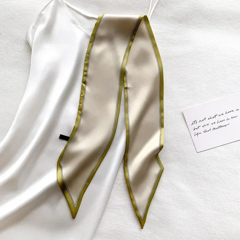Fashion Print Hair Ribbon Scarf