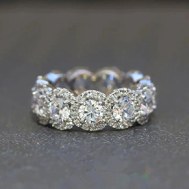 Sparkling Cubic Zirconia Ring