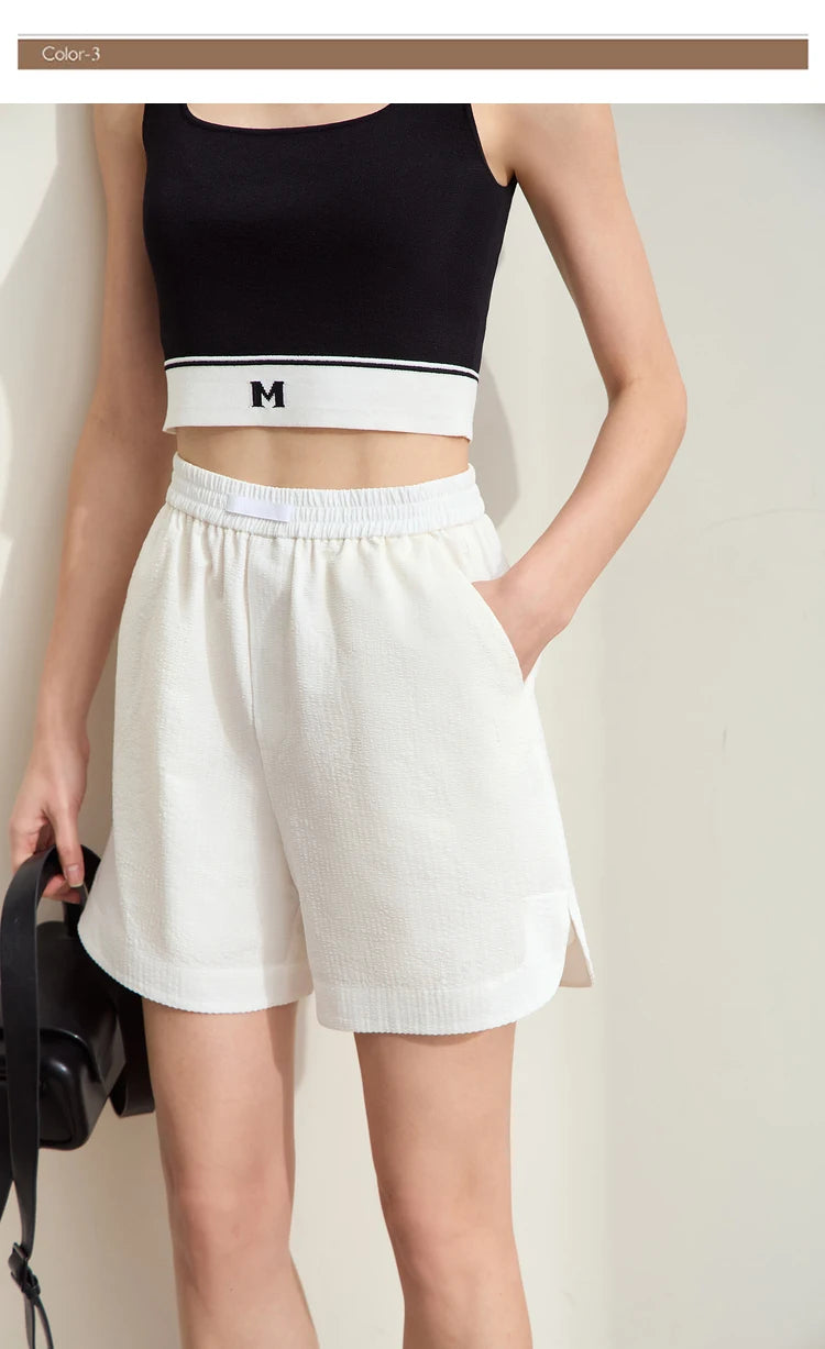 Minimalism Casual Shorts For Women