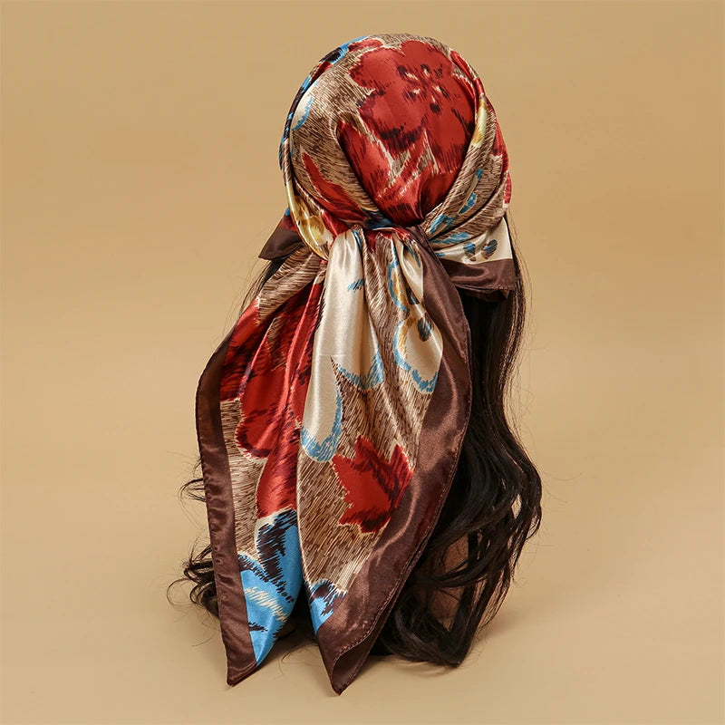 Satin Square Scarf