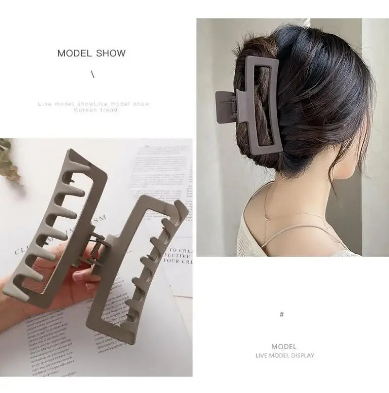 4pcs Hair Claw Simple Style