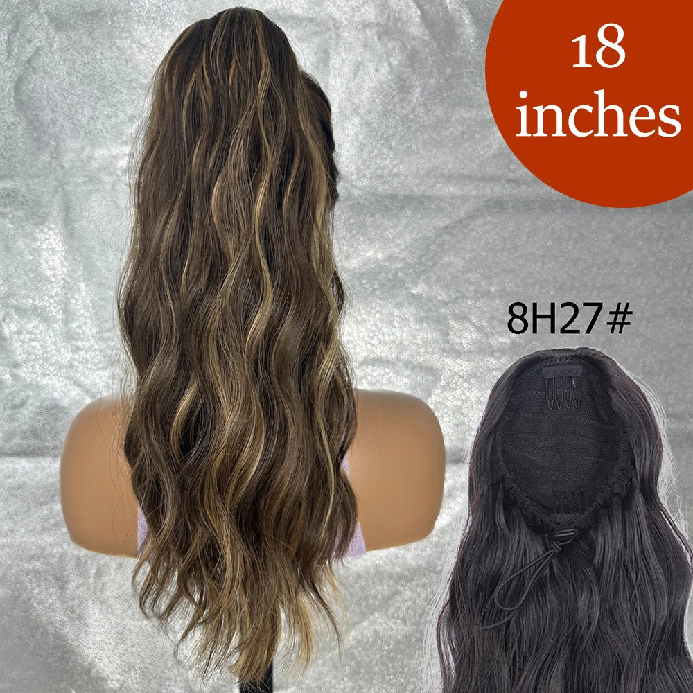 34inches Synthetic Ponytail Hair Extension