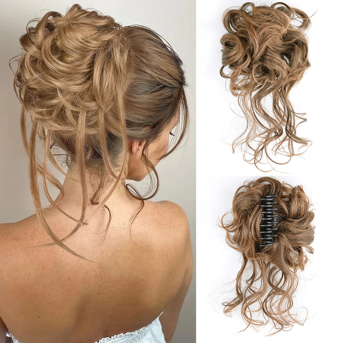 Hair Bun Clip In Ponytail Hair Extensions