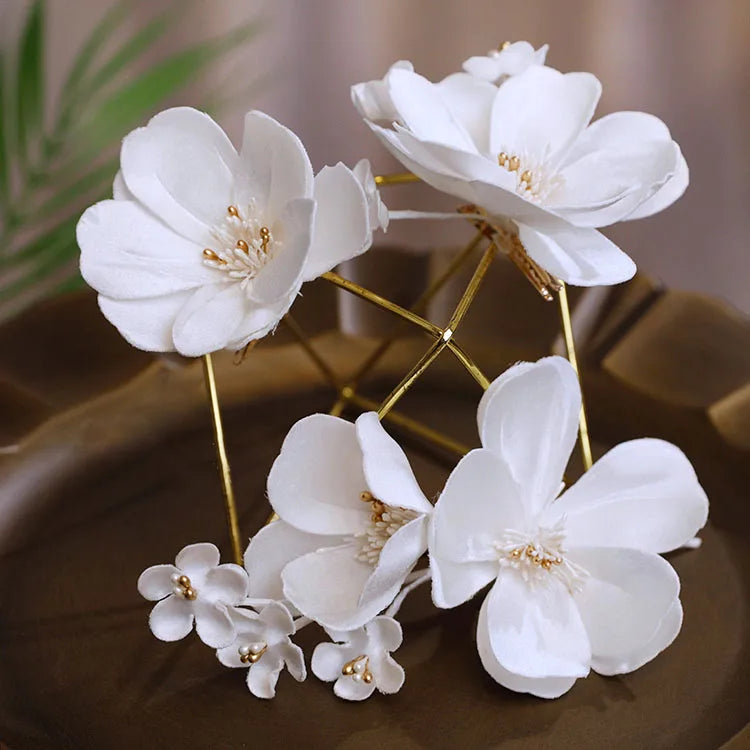 CC Flower Shape Hairpins