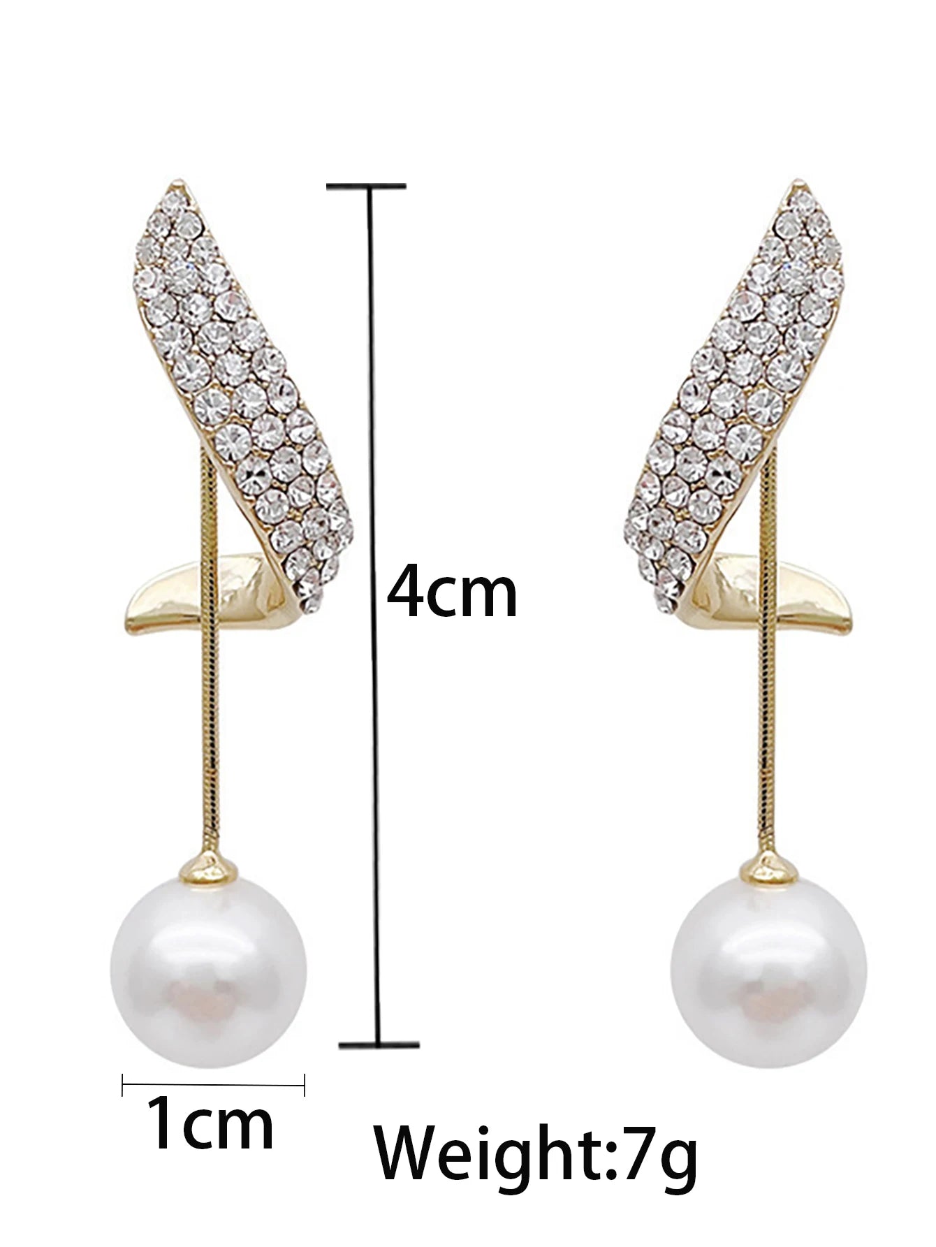 New Classic Elegant Imitation Pearl Earrings