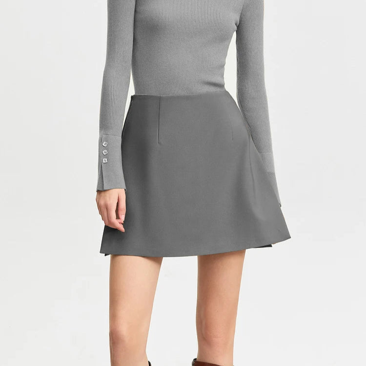 Minimalist Casual Shorts Skirts