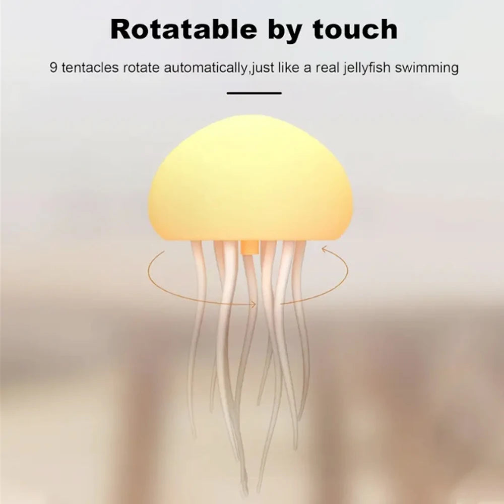 Rechargeable Dynamic Jellyfish LED Lamp