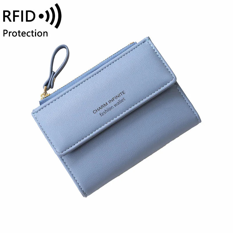 Anti-Theft Short Card Bag for Women