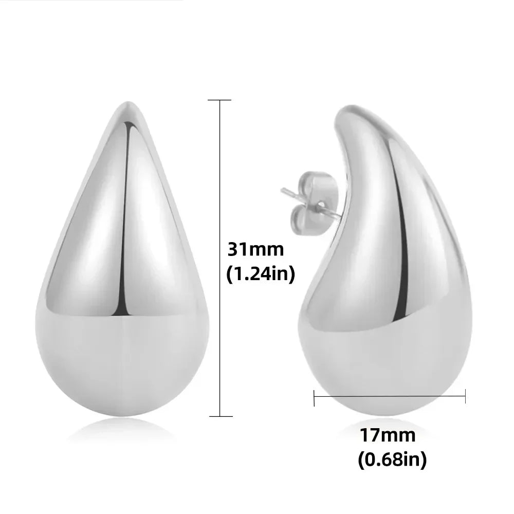 Exaggerate 50mm Big Water Drop Earrings