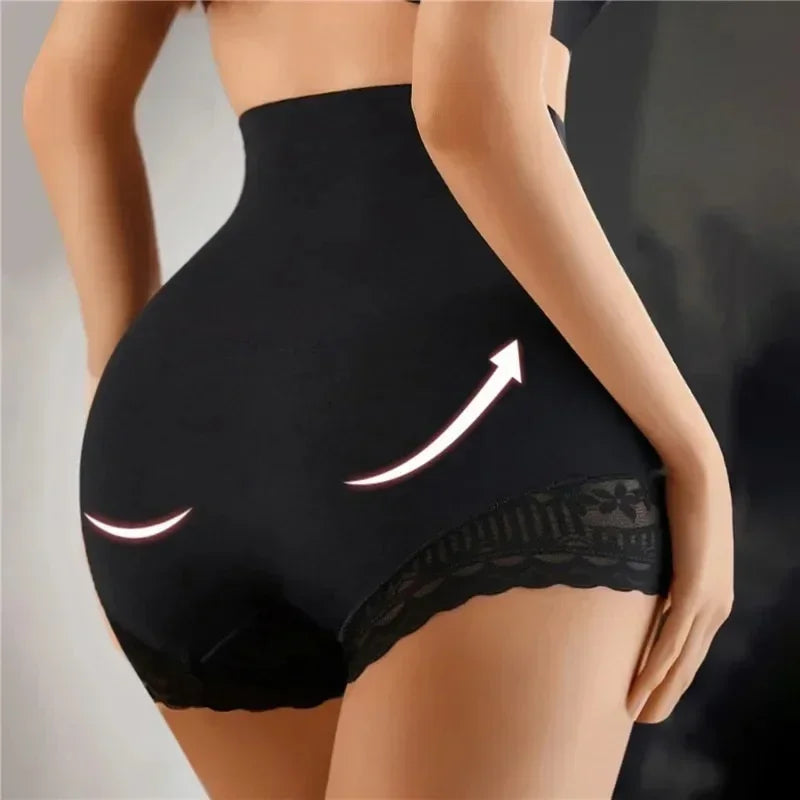 High Waist Flat Belly Shorts Butt Lifter
