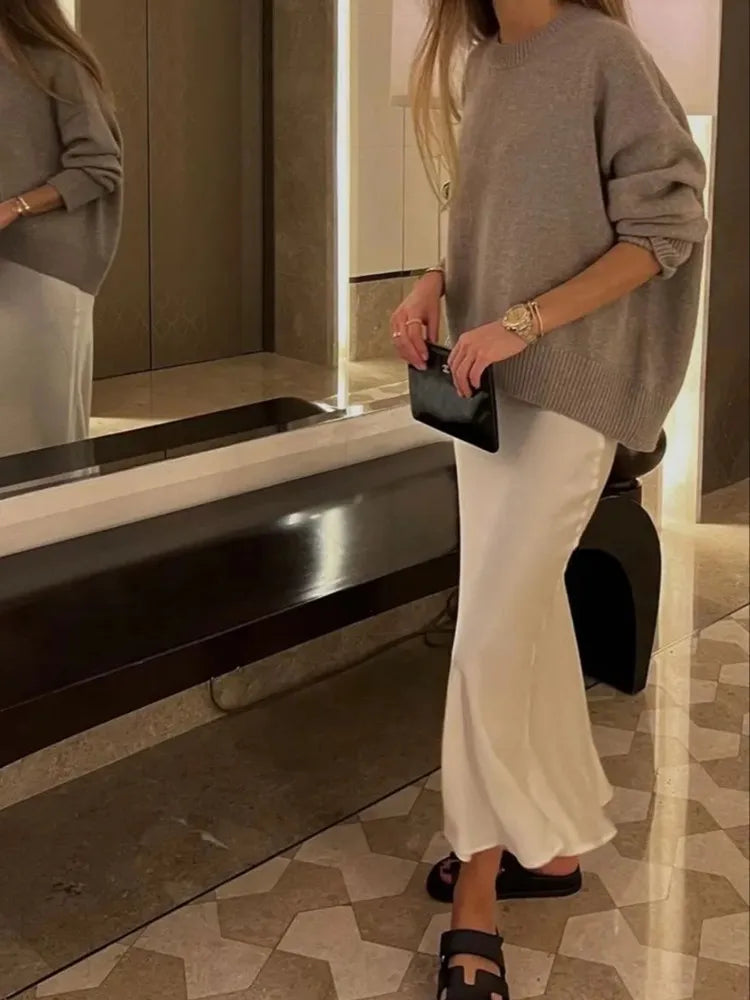 High Waist Long Skirts