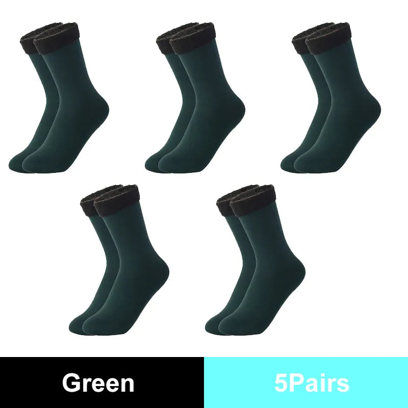 Warm Solid Women Socks