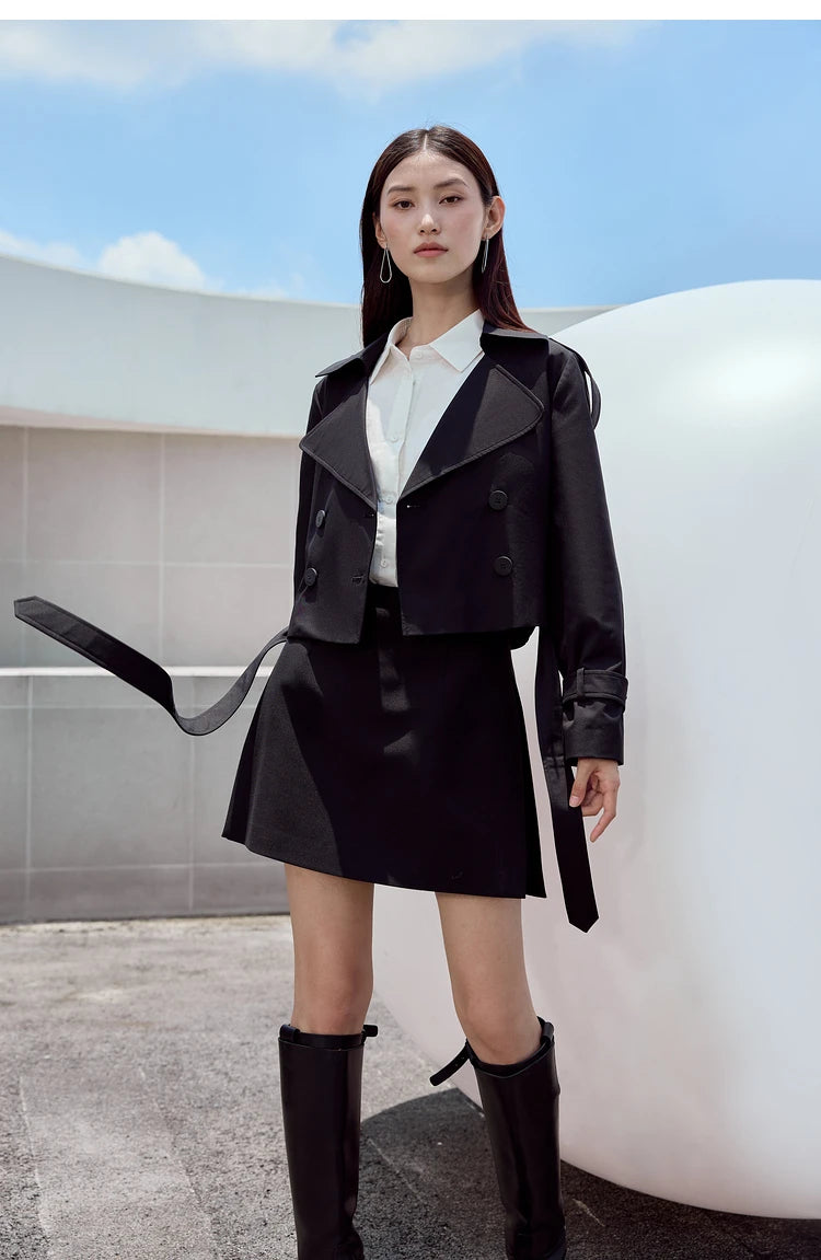 Minimalist Casual Shorts Skirts