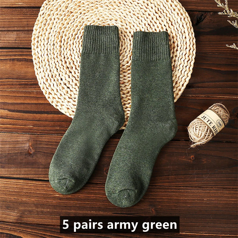 Thick Thermal Terry Socks