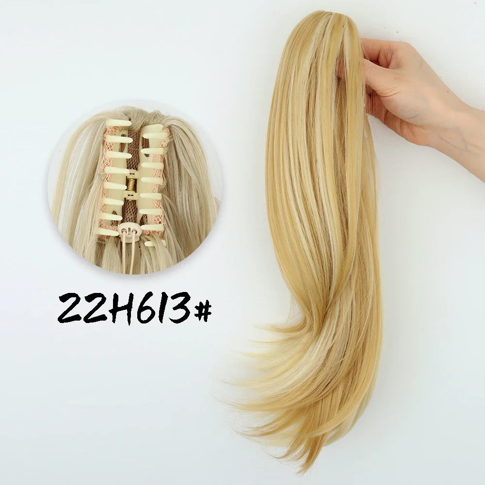 Synthetic Claw Clip Ponytail Hair Extension