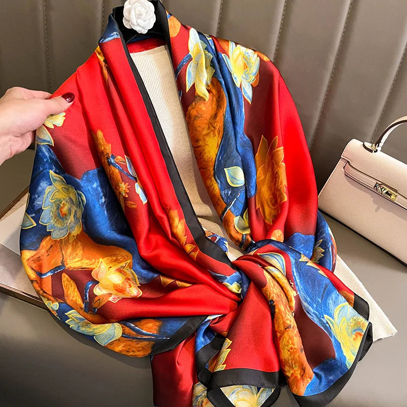 Spring Scarf Women's Luxury Design Scarf