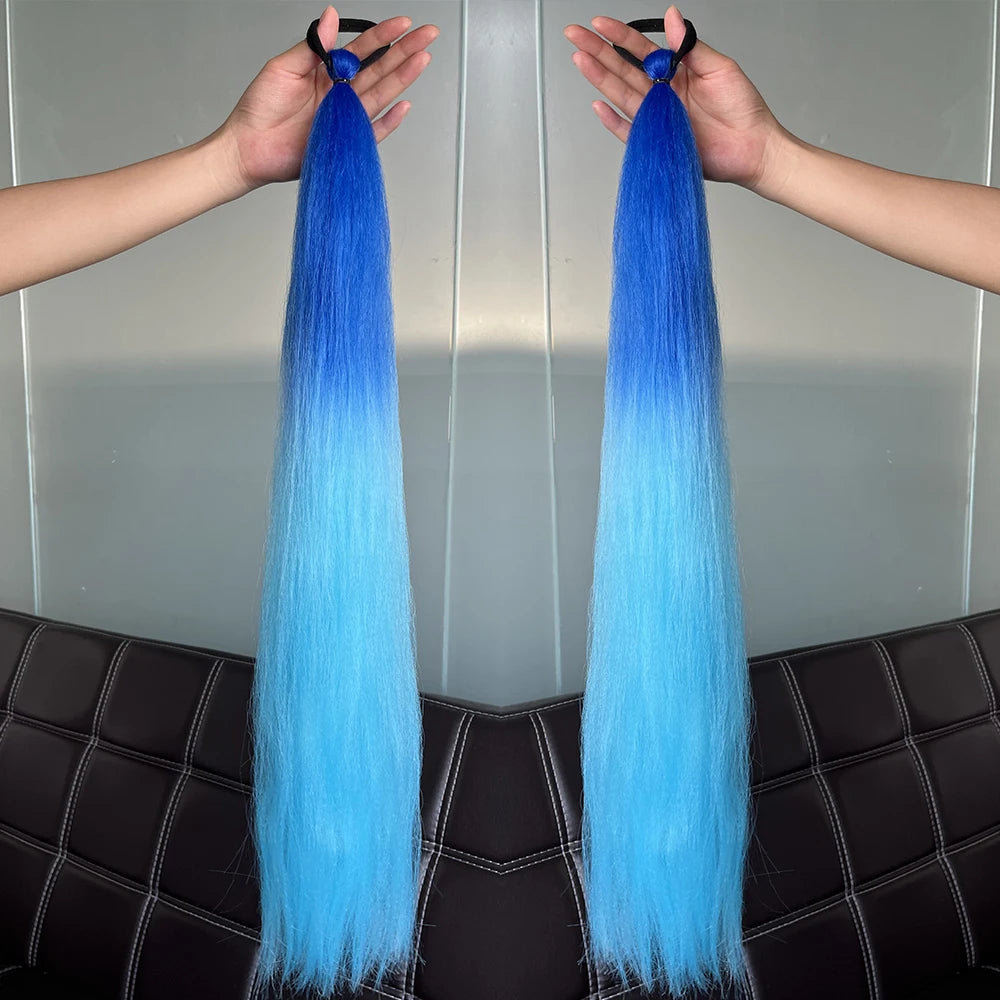 Synthetic Colorful Ponytail Extension