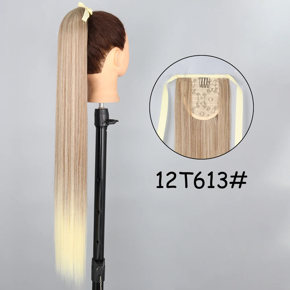 34inches Synthetic Ponytail Hair Extension