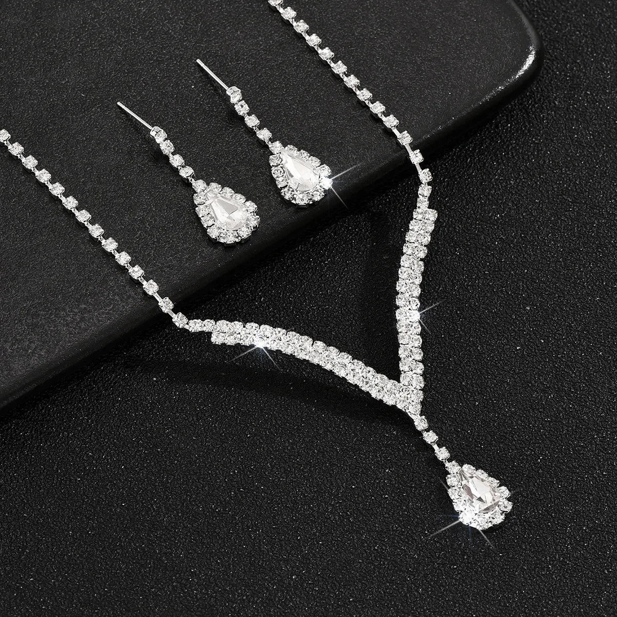 3pcs women's jewelry set, wedding accessories