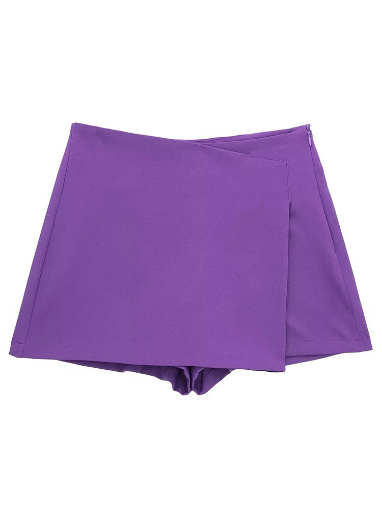 Shorts Vintage High Waist Skirt