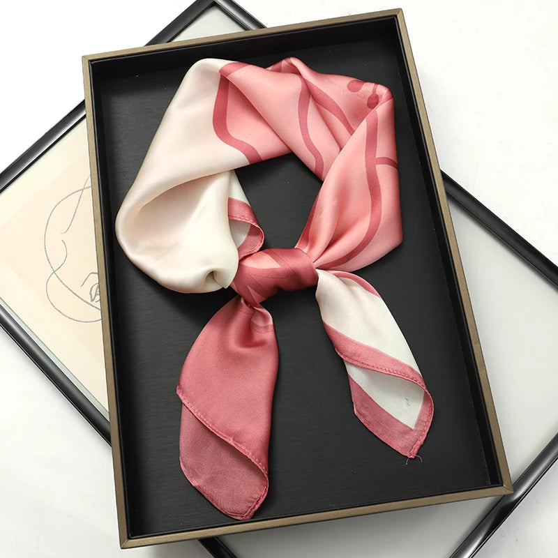 70X70cmPrinted Women's Scarf Pashmina Silk Scarf