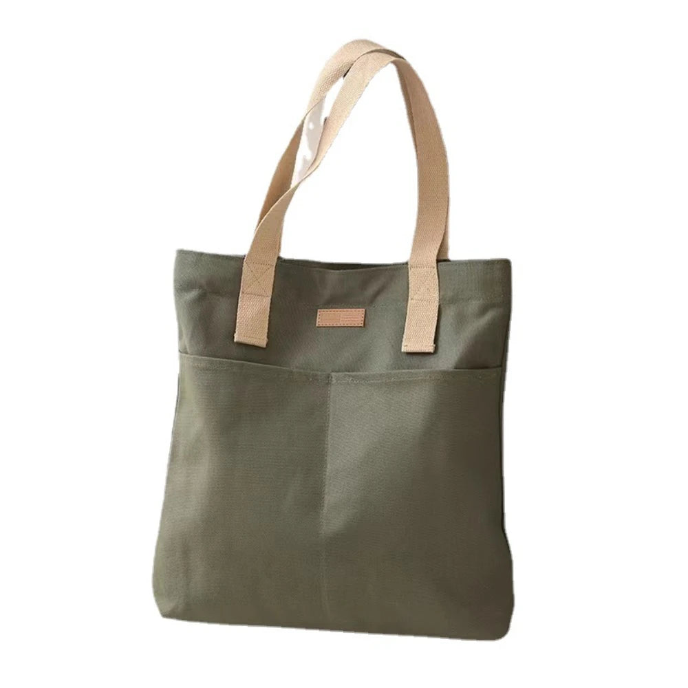 Women's Tote Bag Canvas Sewing Thread Large Capacity