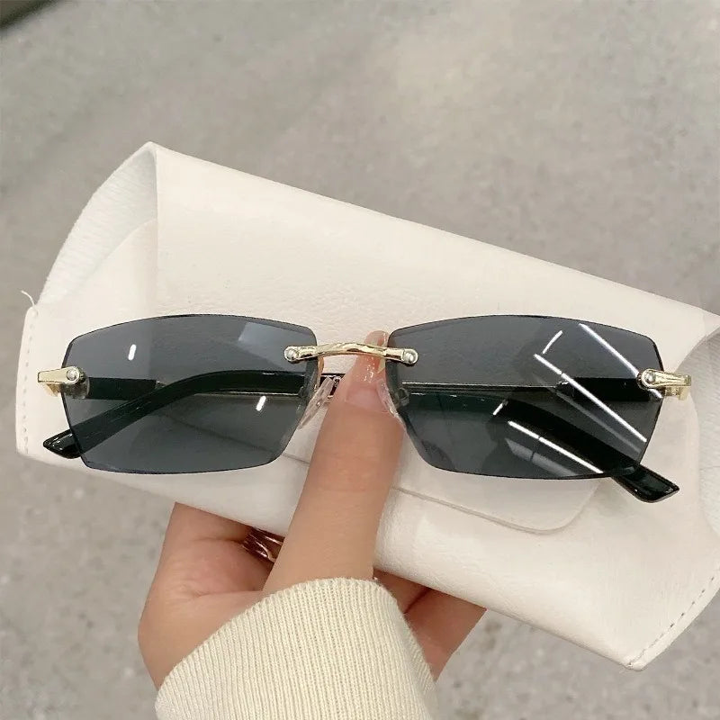 Retro Sunglasses Cutting Lens