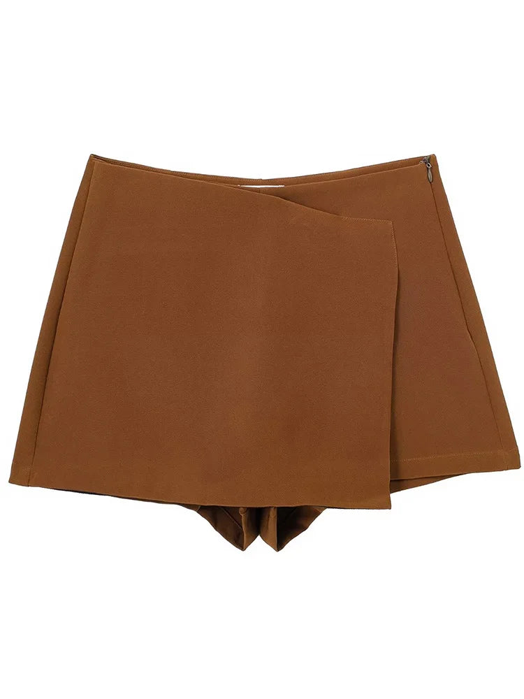Shorts Vintage High Waist Skirt