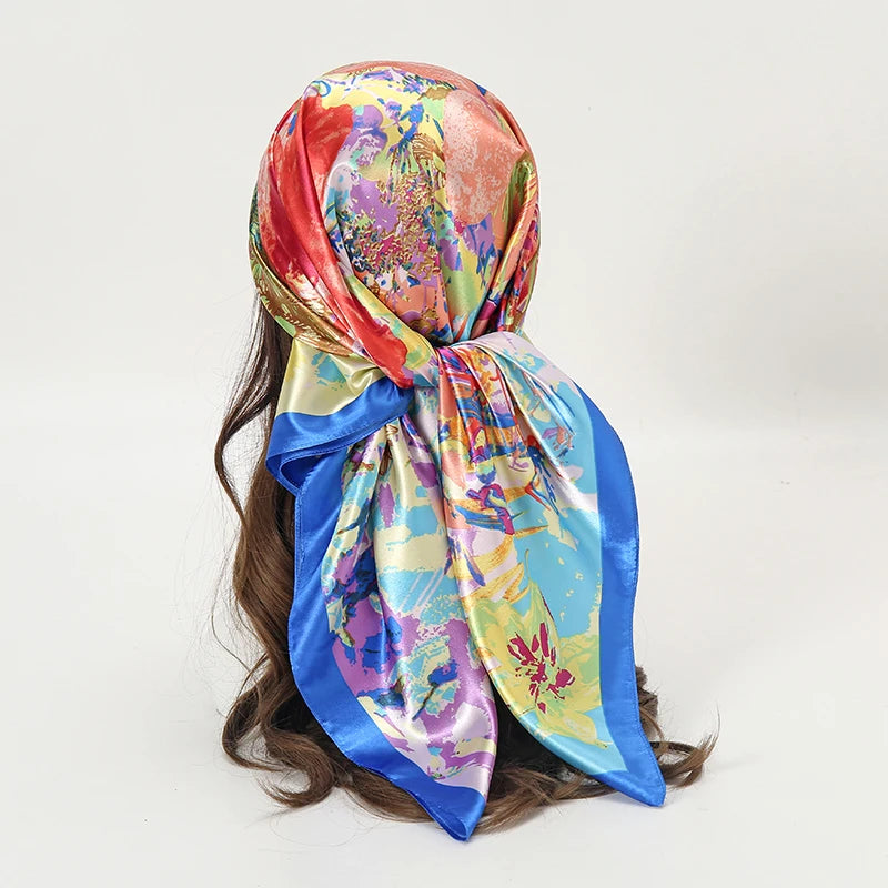 Satin Square Scarf