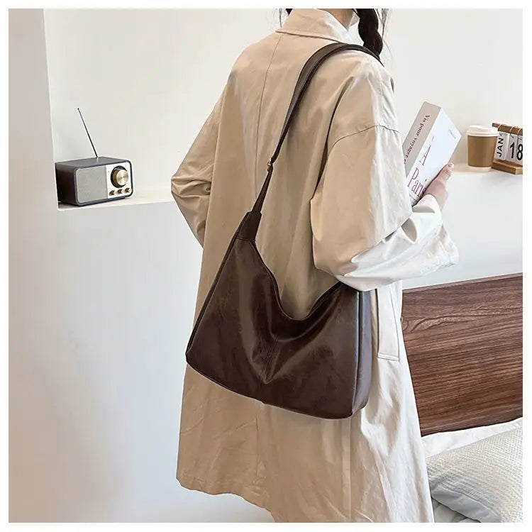 Leather Commuter Fashion Vintage Casual Tote Bag