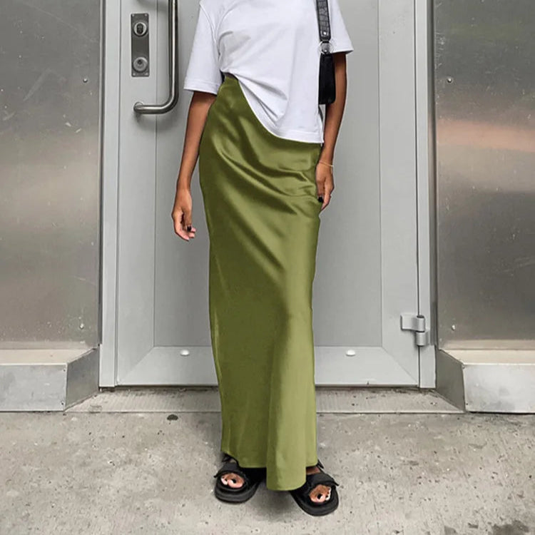 Slim High Waist Skirts Women