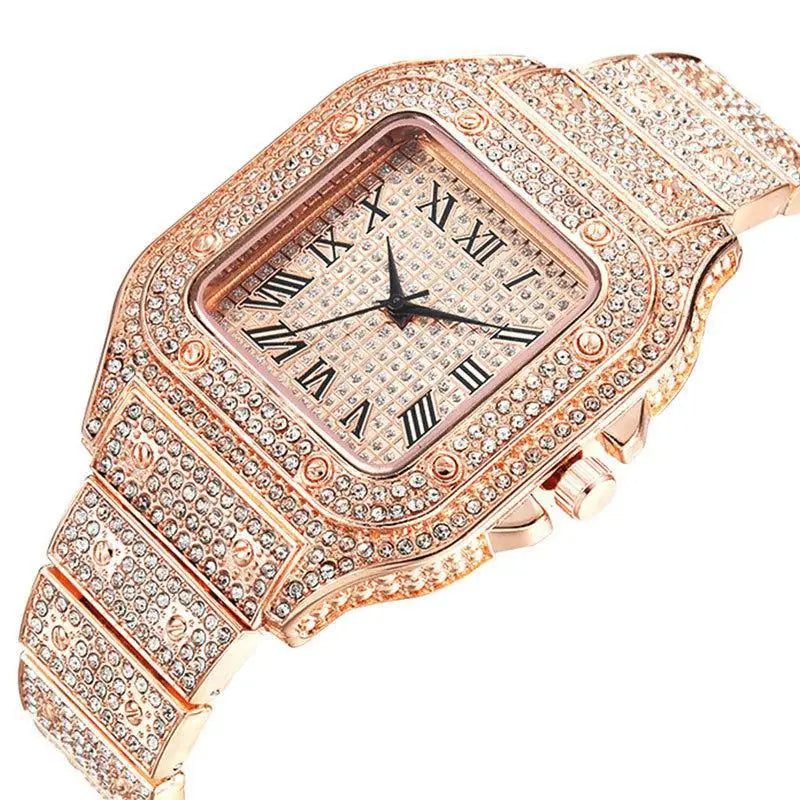 Rhinestone Unisex Bracelet Watches