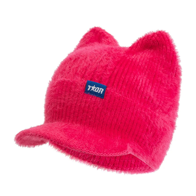 Cute Cat Ear Beanie Hats