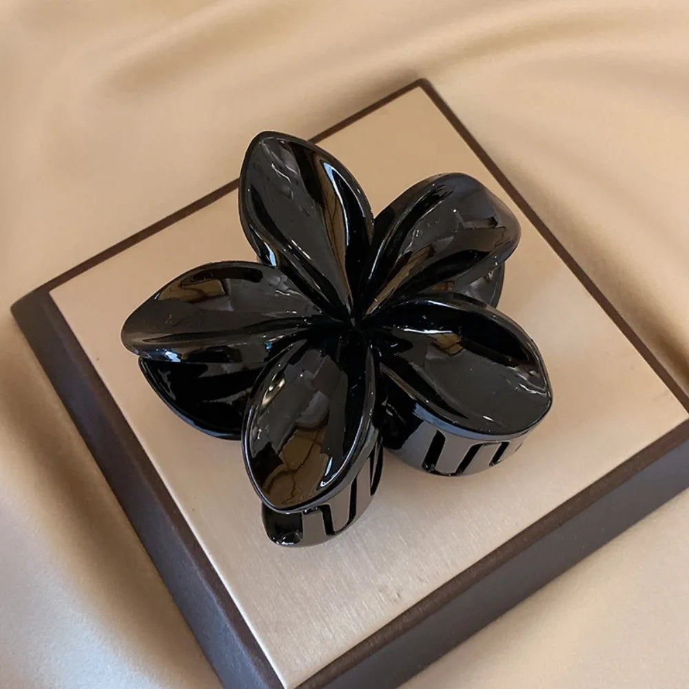 Brown Beige Lightweight Plastic Hair Clips