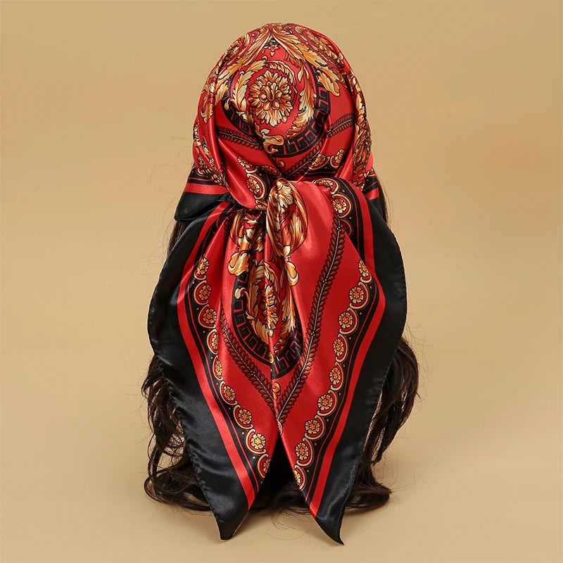 Satin Square Scarf