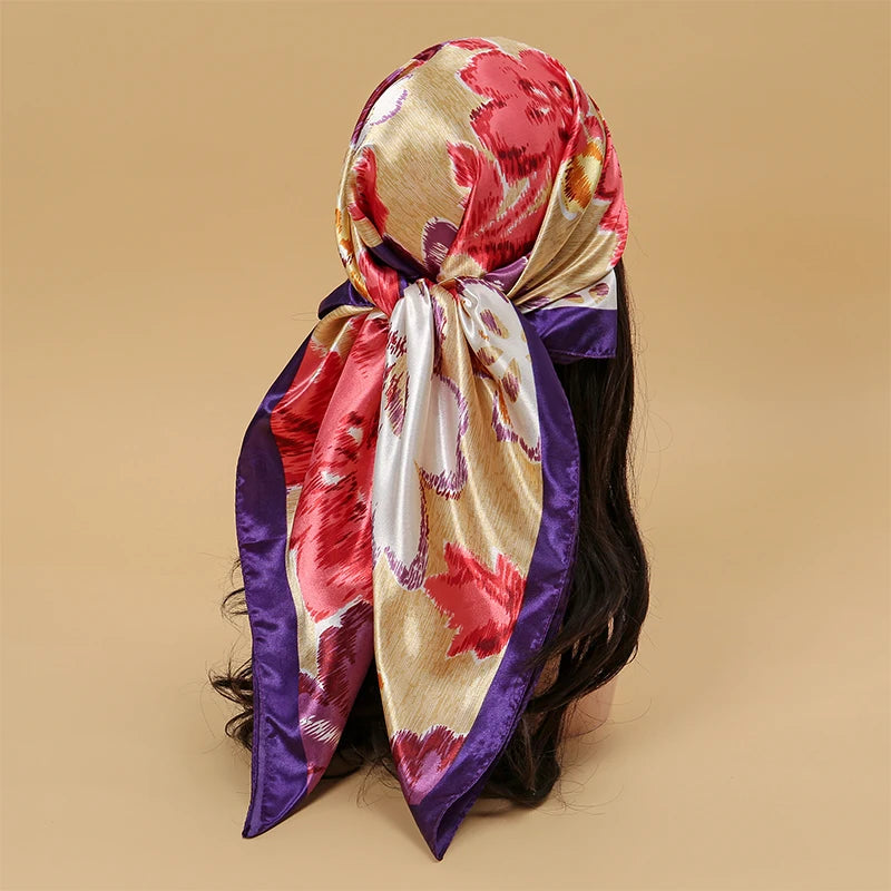 Satin Square Scarf