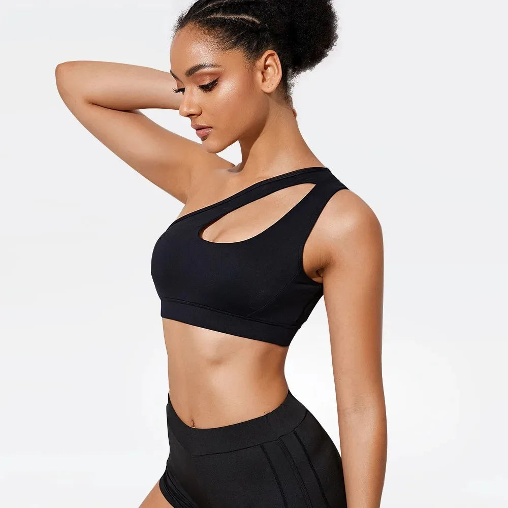 Contrast Lace Wireless Bra