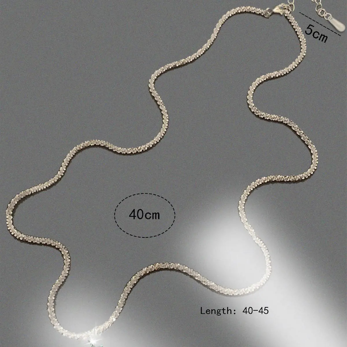 Popular 925 Sterling Silver Cross Zircon Necklace