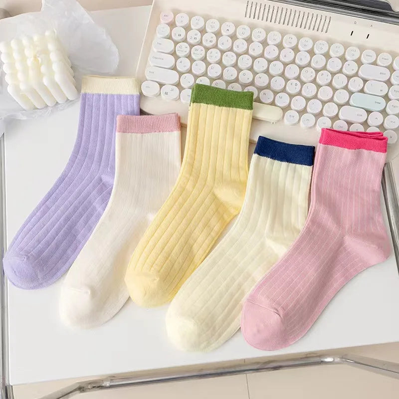 Cute Lace Mid Tube Socks