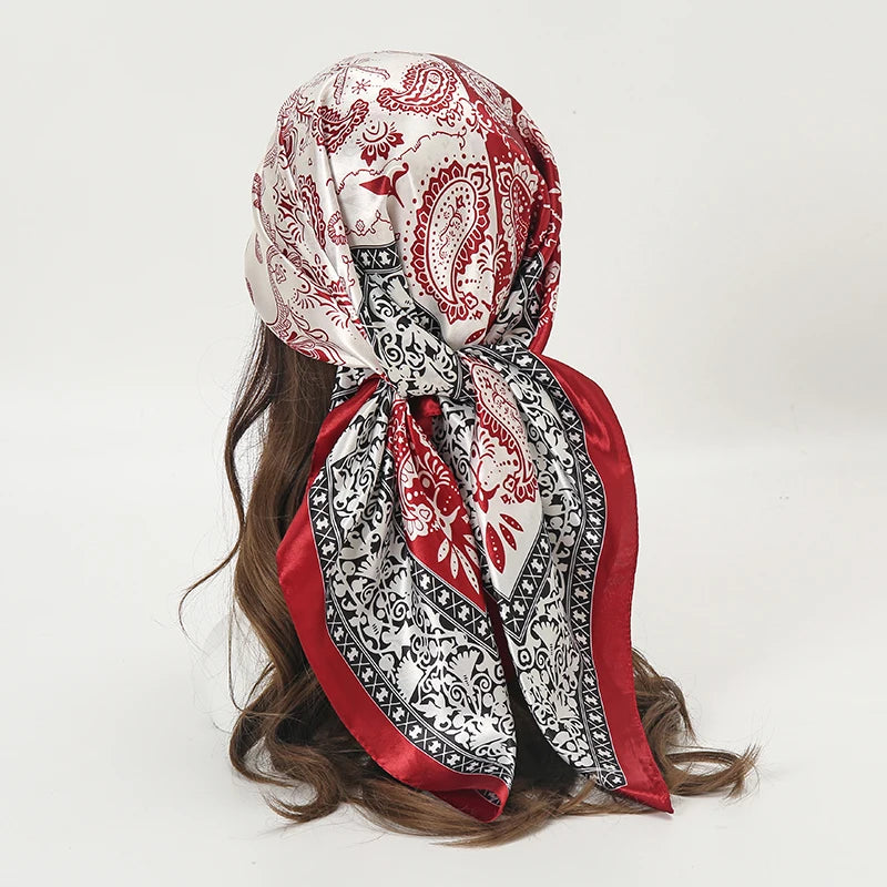 Satin Square Scarf