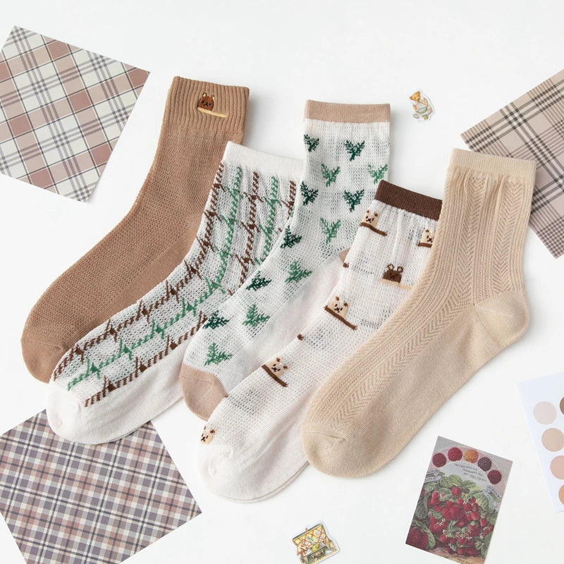 Teddy Bear Ankle Socks