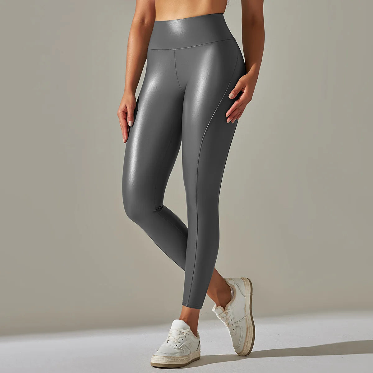 Women Sexy Skinny PU Leather Pants High Waist