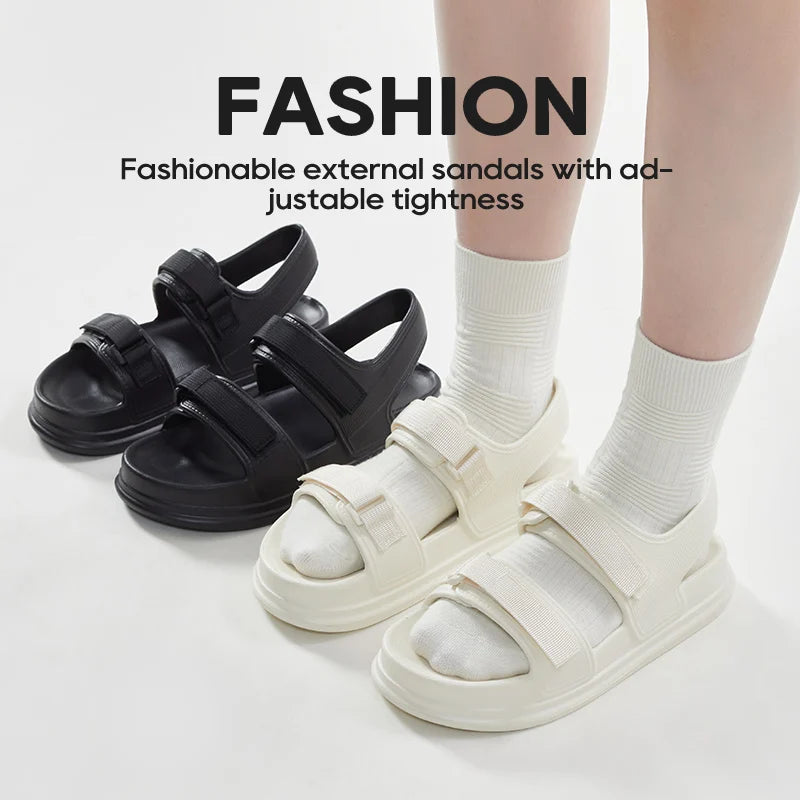 Outside Slides Thick Sole Non-slip Slippers Flip Flops