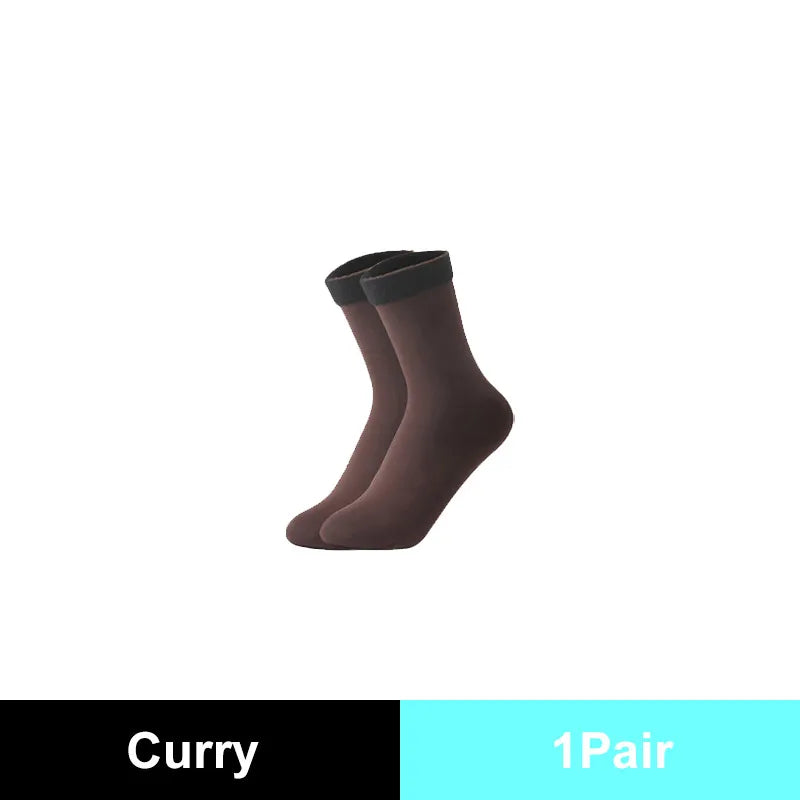 Warm Solid Women Socks