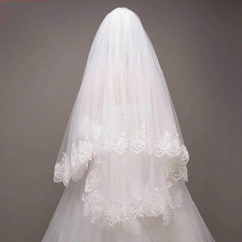 Women's Sequins Edge Bride Wedding Accessories