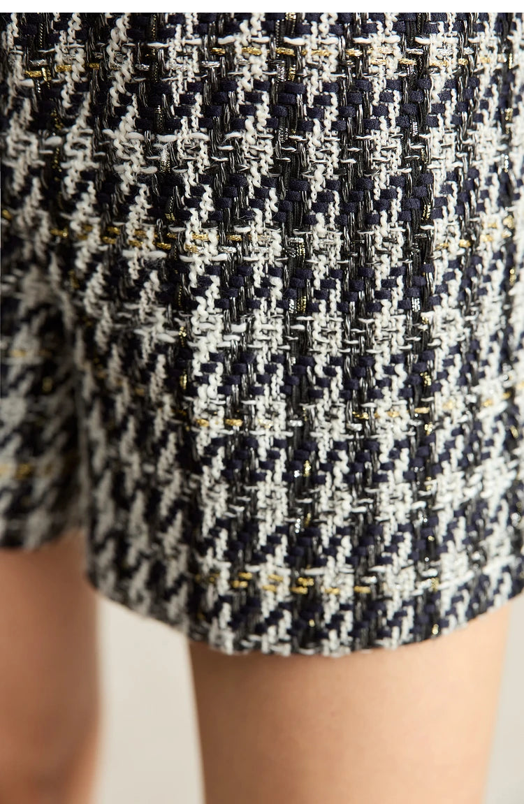 Minimalist Small Fragrant Fashion Women Shorts