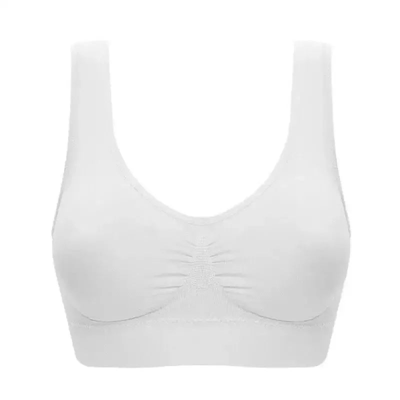 Contrast Lace Wireless Bra