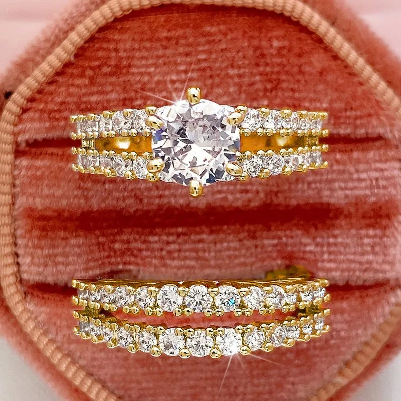 Trendy Hollow Set Ring